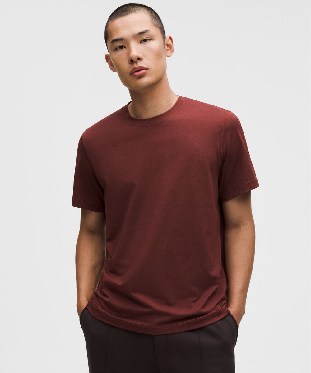 Lululemon Red Soft Jersey Short-Sleeve Shirt